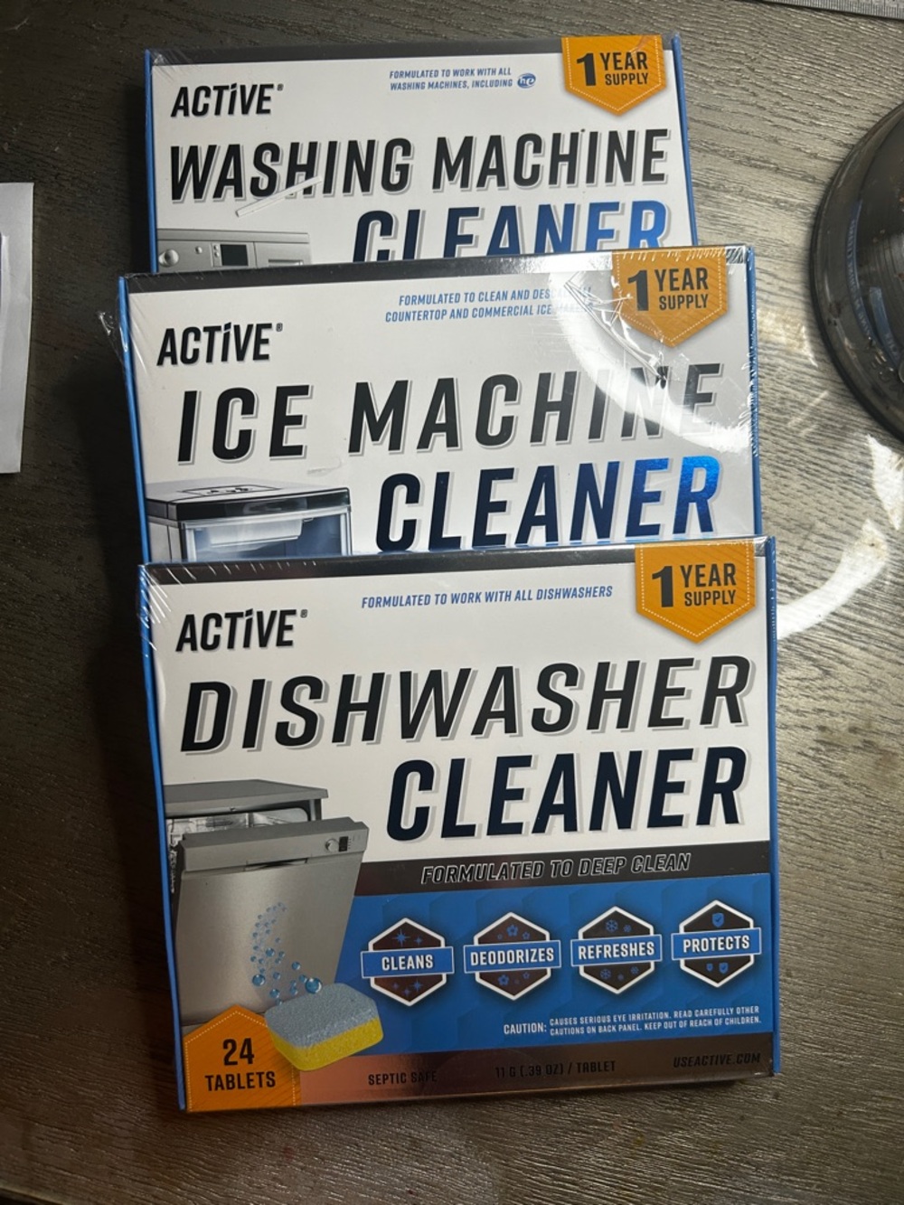 Active Appliance Cleaner. Bundle of 3 boxes.
